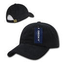 Decky Blank Brushed Bull Denim Cotton Dad Caps Hats-Serve The Flag 3 image