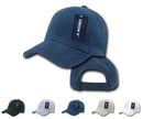 Decky Blank Brushed Bull Denim Cotton Dad Caps Hats-Serve The Flag 2 image