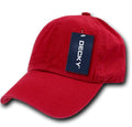 Decky Blank Polo Dad Hats Caps Solid Plain Washed 8 Colors-Serve The Flag