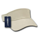 Decky Blank Summer Brushed Cotton Visor Hook And Loop Unisex Sports Golf Sun-Serve The Flag 1 image