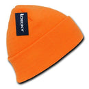 Decky Bright Neon Long Cuffed Beanies Knit Ski Skull Caps Hats Snowboard Winter-Serve The Flag 8 image
