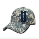 Decky Camo Military Army Acu Woodland Low Crown Relaxed Ripstop Dad Hats Caps-Serve The Flag 10 image