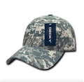 Decky Camo Military Army Acu Woodland Low Crown Relaxed Ripstop Dad Hats Caps-Serve The Flag