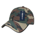 Decky Camo Military Army Acu Woodland Low Crown Relaxed Ripstop Dad Hats Caps-Serve The Flag
