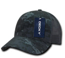 Decky Camouflage Curve Bill Constructed Trucker Hats Caps Snapback Cotton Mesh-Serve The Flag 7 image