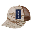 Decky Camouflage Foam Trucker 5 Panel High Crown Hats Caps Snapback-Serve The Flag 12 image