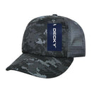 Decky Camouflage Foam Trucker 5 Panel High Crown Hats Caps Snapback-Serve The Flag 14 image
