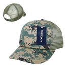 Decky Camouflage Foam Trucker 5 Panel High Crown Hats Caps Snapback-Serve The Flag 20 image