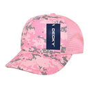 Decky Camouflage Foam Trucker 5 Panel High Crown Hats Caps Snapback-Serve The Flag 6 image