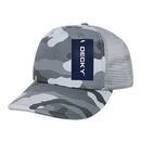 Decky Camouflage Foam Trucker 5 Panel High Crown Hats Caps Snapback-Serve The Flag 7 image