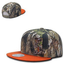 Decky Camouflage Hybricam Retro Flat Bill Snapback Baseball Caps Hats-Serve The Flag 22 image