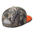 Decky Camouflage Hybricam Retro Flat Bill Snapback Baseball Caps Hats-Serve The Flag 23 image