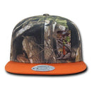 Decky Camouflage Hybricam Retro Flat Bill Snapback Baseball Caps Hats-Serve The Flag 24 image