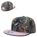 Decky Camouflage Hybricam Retro Flat Bill Snapback Baseball Caps Hats-Serve The Flag