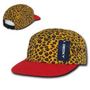 Decky Classic Racing Jockey Biker 5 Panel Animal Print Caps Hats-Serve The Flag 3 image