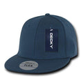 Decky Classic Retro Flat Bill Flex 6 Panel Fitted Baseball Caps Hats-Serve The Flag