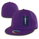 Decky Classic Retro Flat Bill Flex 6 Panel Fitted Baseball Caps Hats-Serve The Flag 13 image