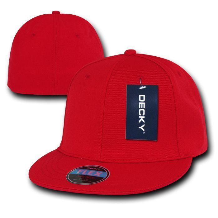 Decky Fitted Baseball Cap - Size 7 1/4, Available In 12 Colors, Acrylic Material - View #9