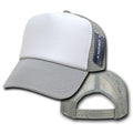 Decky Classic Trucker Hats Caps Foam Mesh Two Tone Blank Plain Solid Snapback-Serve The Flag