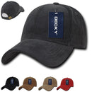 Decky Corduroy Low Crown Pre Curved Bill 6 Panel Dad Caps Hats-Serve The Flag 2 image