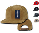 Decky Corduroy Snapback Retro 6 Panel Constructed Baseball Hats Caps-Serve The Flag 2 image
