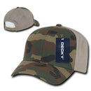 Decky Cotton Camouflage Curve Bill Baseball Hats Caps Snapback Unisex-Serve The Flag 13 image