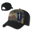 Decky Cotton Camouflage Curve Bill Baseball Hats Caps Snapback Unisex-Serve The Flag
