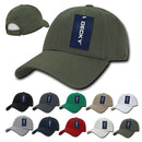 Decky Cotton Low Crown 6 Panel Structured Dad Caps Hats Hook & Loop Unisex-Serve The Flag 2 image