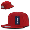 Decky Cotton Retro Flat Bill 6 Panel Snapback Baseball Caps Hats-Serve The Flag