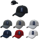 Decky Curved Bill Structured Acrylic Low Crown 6 Panel Dad Caps Hats Unisex-Serve The Flag 2 image