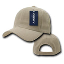 Decky Deluxe Polo Dad Baseball Hats Caps Hook Loop Closure Solid Two Tone Colors-Serve The Flag 11 image