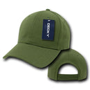 Decky Deluxe Polo Dad Baseball Hats Caps Hook Loop Closure Solid Two Tone Colors-Serve The Flag 16 image