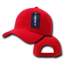 Decky Deluxe Polo Dad Baseball Hats Caps Hook Loop Closure Solid Two Tone Colors-Serve The Flag 18 image