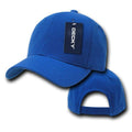 Decky Deluxe Polo Dad Baseball Hats Caps Hook Loop Closure Solid Two Tone Colors-Serve The Flag