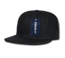 Decky Denim High Crown Snapback Cotton 6 Panel Flat Bill Hats Caps-Serve The Flag 15 image