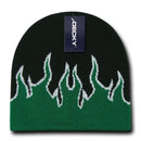 Decky Fire Flame Beanies Caps Hats Short Warm Winter Youth Boys Girls Kids-Serve The Flag 5 image