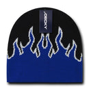 Decky Fire Flame Beanies Caps Hats Short Warm Winter Youth Boys Girls Kids-Serve The Flag 10 image