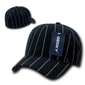 Decky Fitted Curved Bill Pin Striped Pinstriped Baseball Hats Caps-Serve The Flag