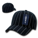 Decky Fitted Curved Bill Pin Striped Pinstriped Baseball Hats Caps-Serve The Flag 2 image