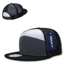 Decky Flat Bill Baseball 7 Panel Trucker Real Mesh Caps Hats Unisex-Serve The Flag 22 image