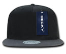 Decky Flat Bill Cotton 5 Panel Constructed High Crown Baseball Hats Caps-Serve The Flag 4 image