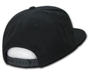 Decky Flat Bill Cotton 5 Panel Constructed High Crown Baseball Hats Caps-Serve The Flag 33 image