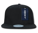 Decky Flat Bill Cotton 5 Panel Constructed High Crown Baseball Hats Caps-Serve The Flag 34 image