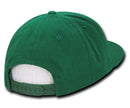 Decky Flat Bill Cotton 5 Panel Constructed High Crown Baseball Hats Caps-Serve The Flag 50 image