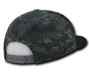 Decky Flat Bill Cotton 5 Panel Constructed High Crown Baseball Hats Caps-Serve The Flag 55 image