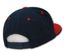 Decky Flat Bill Cotton 5 Panel Constructed High Crown Baseball Hats Caps-Serve The Flag 59 image