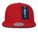 Decky Flat Bill Cotton 5 Panel Constructed High Crown Baseball Hats Caps-Serve The Flag 67 image