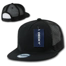 Decky Flat Bill Baseball Mesh Trucker 5 Panels Solid Camouflage Caps Hats-Serve The Flag 15 image