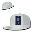 Decky Flat Bill Baseball Mesh Trucker 5 Panels Solid Camouflage Caps Hats-Serve The Flag 35 image