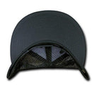 Decky Flat Bill Baseball Mesh Trucker 5 Panels Solid Camouflage Caps Hats-Serve The Flag 10 image